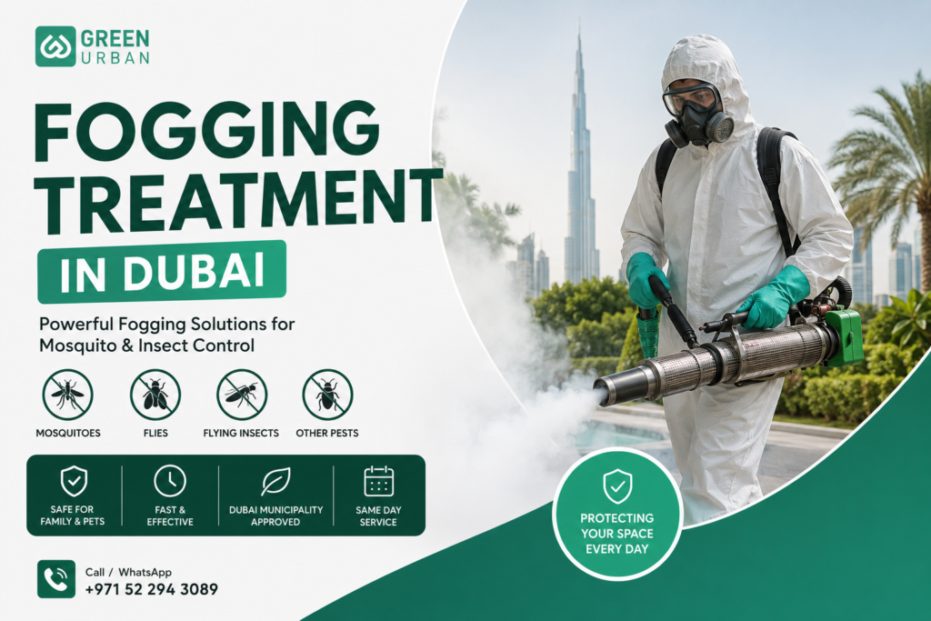Fogging Treatment In Dubai For Mosquitoes, Flies & Outdoor Pests