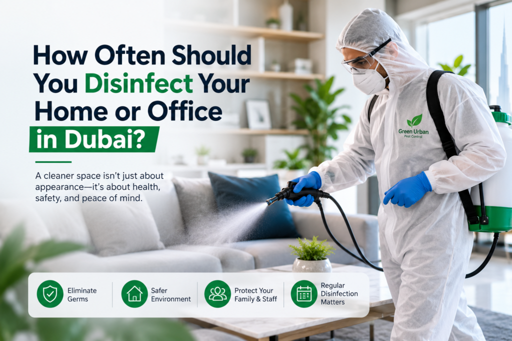 How Often Should You Disinfect Your Home or Office in Dubai?
