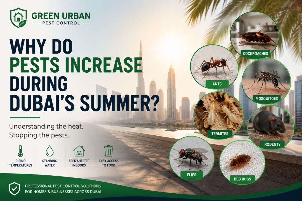 Why Do Pests Increase During Dubai’s Summer?