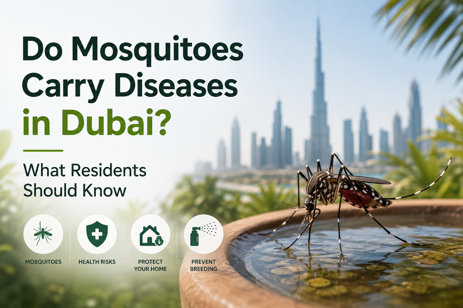 Do Mosquitoes Carry Diseases in Dubai? What Residents Should Know 1 Mosquito borne diseases Dubai prevention and mosquito control